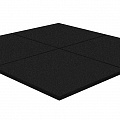 Резиновая плитка Rubblex Sport черный 10мм