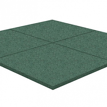 Резиновая плитка Резиновая плитка Rubblex Active зеленый 30мм