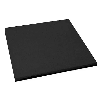 Резиновая плитка Квадрат GP 500x500x25 мм черная