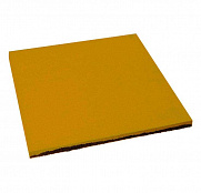 Резиновая плитка Квадрат 40 мм грунт (Яйцо) желтая