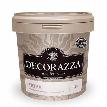 Декоративная штукатурка Decorazza Краска для интерьеров Fiora С 0,9 л