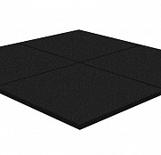 Резиновая плитка Rubblex Sport черный 500x500x20мм