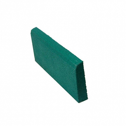 Резиновая плитка Резиновая плитка Бордюр зеленый