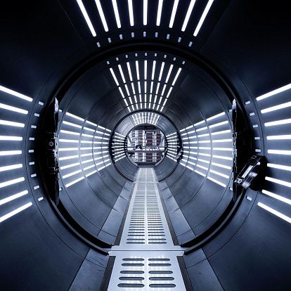 Обои Komar Disney Star Wars Tunnel (Звёздные войны: Туннель) 8-455