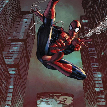 Обои Komar Marvel Человек-Паук Прыжок 4-459