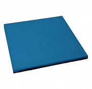 Резиновая плитка Квадрат 40 мм песок (Ячейки) синяя