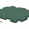Резиновая плитка Rubblex Sport Puzzle зеленый 15мм