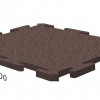 Резиновая плитка Rubblex Sport Puzzle коричневый 15мм