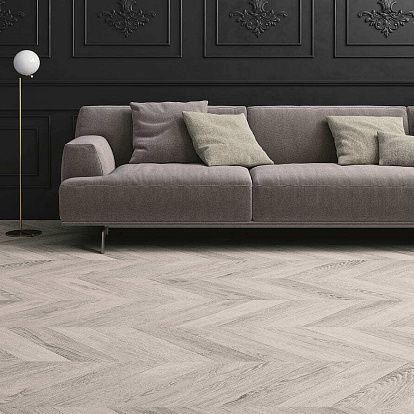 Ламинат Faus Master Light Grey Chevron S180086