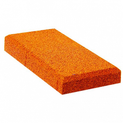 Резиновая плитка Резиновая плитка Кирпич 20 мм оранжевая