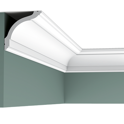 Плинтуса потолочные Orac Карнизы Duropolymer гибкий CX127F