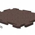 Резиновая плитка Rubblex Распродажа Ласточкин Хвост коричневый 30 мм
