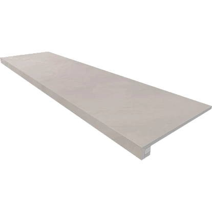 Комплект Estima Graffito Light Grey Ступень GF01 (33x120) непол. (прямоугол. бортик) без насечек + Подступенок (14,5x120) 70545