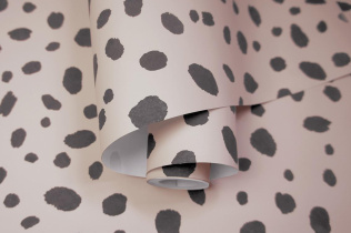 Holden Decor Indulgence Dalmatian Pink 12941