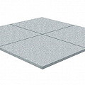 Резиновая плитка Rubblex Standart серый 500x500x40мм