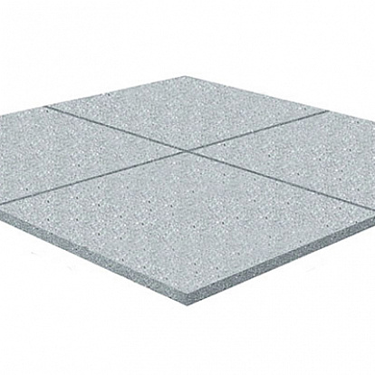 Резиновая плитка Резиновая плитка Rubblex Standart серый 500x500x40мм