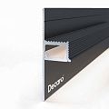 Decaro Теневой профиль Engineering Универсальный D003A Black Анодированный черный