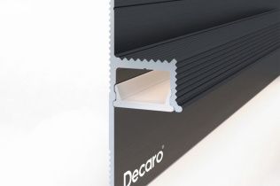 Decaro Теневой профиль Engineering Универсальный D003A Black Анодированный черный