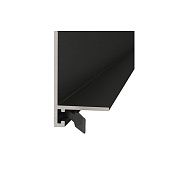 Decaro Microplinth Микроплинтус ML15A Black Brush Анодированный черный браш