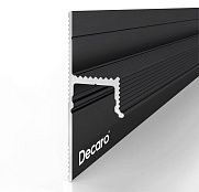Decaro Теневой профиль Engineering Универсальный D002A Black Анодированный черный