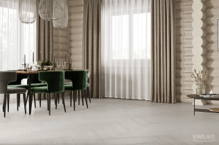 Vinilam Parquet Herringbone Паркет Санторини IS11366