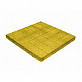 Резиновая плитка Брусчатка желтая 20 мм