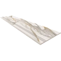 Плинтус Estima Miramare White RM01-30x120-Непол. (с насечками) 70588