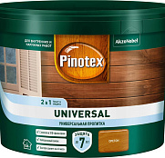Пропитка защитная для дерева Pinotex Universal 2 в 1 индонезийский тик 2,5 л