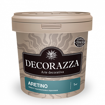 Декоративная штукатурка Decorazza Декоративная краска Aretino 1 л