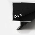 Decaro Теневой профиль Engineering Потолочный D005.2A Black Анодированный черный