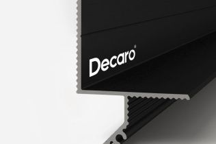 Decaro Теневой профиль Engineering Потолочный D005.2A Black Анодированный черный