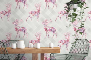 Holden Decor Kaleidoscope Calla Dove Multi 90623