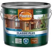 Пропитка декоративная для защиты древесины Pinotex Classic Plus 3 в 1 ель натуральная 2,5 л.