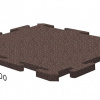 Резиновая плитка Rubblex Active Puzzle коричневый 15мм