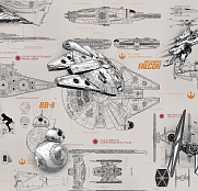 Komar Disney Star Wars Blueprints (Звёздные войны: чертежи) 8-493