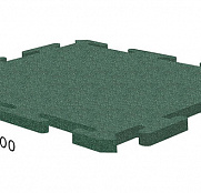 Резиновая плитка Rubblex Распродажа Ласточкин Хвост зеленый 40 мм