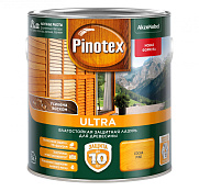 Пропитка декоративная для защиты древесины Pinotex Ultra AWB полуглянцевая палисандр 10 л