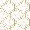 Holden Decor Kaleidoscope Ventura Pink/ Gold 90601