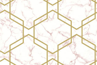 Holden Decor Kaleidoscope Ventura Pink/ Gold 90601