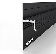 Decaro Теневой профиль Engineering Универсальный D003.2A Black Анодированный черный