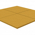 Резиновая плитка Rubblex Standart желтый 500x500x10мм