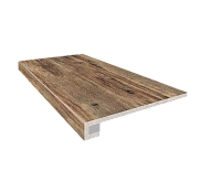 Комплект Estima Brigantina Oak (Ступень BG01 (33x120) непол. (прямоугол. бортик) без насечек+ Подступенок (14,5x120)) 32752
