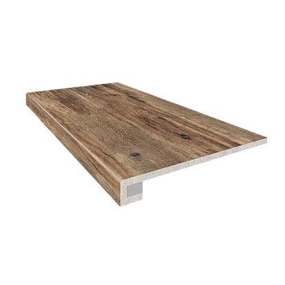 Комплект Estima Brigantina Oak (Ступень BG01 (33x120) непол. (прямоугол. бортик) без насечек+ Подступенок (14,5x120)) 32752