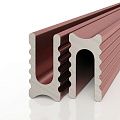 Decaro Теневой профиль Engineering Разделительный D009A Copper Анодированный медный