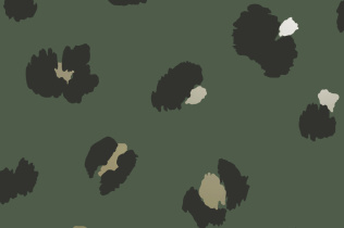 Holden Decor Imaginarium 2 Large Leopard Spot Green 13033