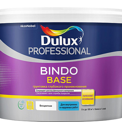 Лакокрасочные изделия Грунт универсальный водно-дисперсионный Dulux Professional Bindo Base 9л.