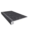 Комплект Estima Vision Black (Ступень VS03 (33x120) непол. (прямоугол. бортик)+ Подступенок (14,5x120)) 39439