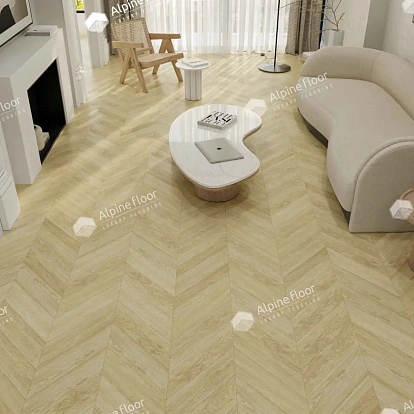 Ламинат SPC Alpine Floor Chevron Alpine Дуб Ваниль Селект ECO 18-2
