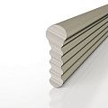 Decaro Теневой профиль Engineering Разделительный D009.2A Bronze Анодированный бронзовый
