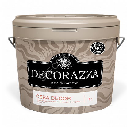 Декоративная штукатурка Decorazza Лессирующий состав на основе воска Cera Decor 1 л CD 10-02